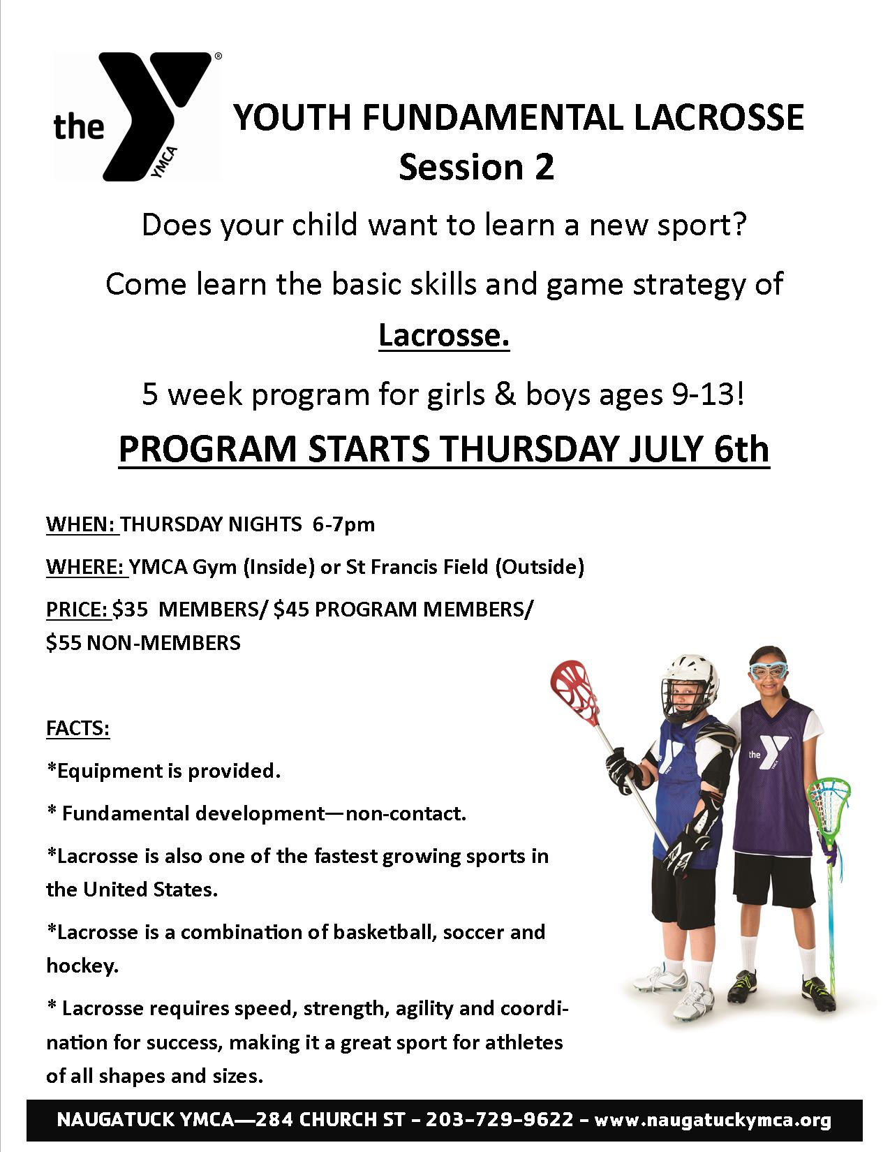 lacrosse flyer 2017 2 naugatuck ymca lacrosse flyer
