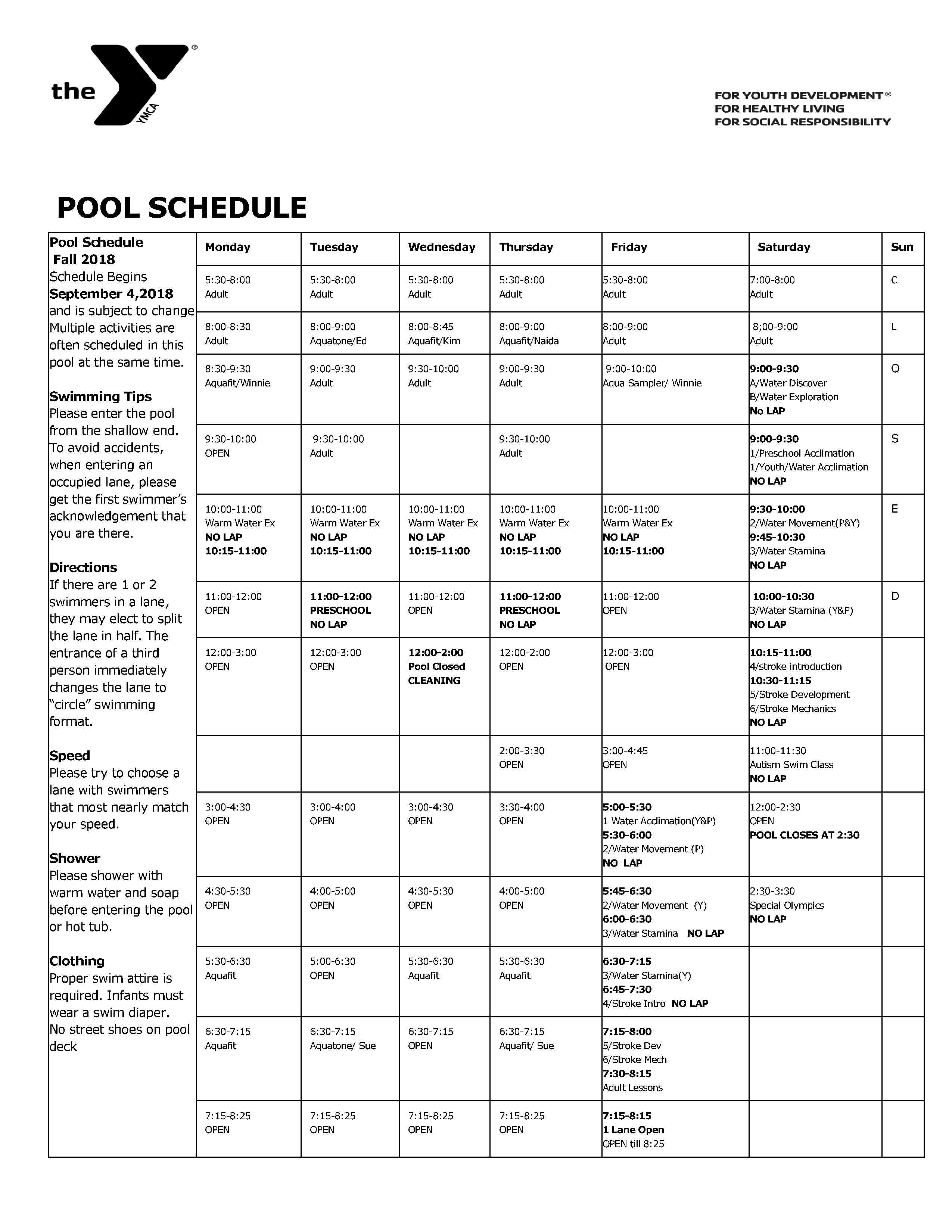 Wellmark Ymca Pool Schedule - ep964fe